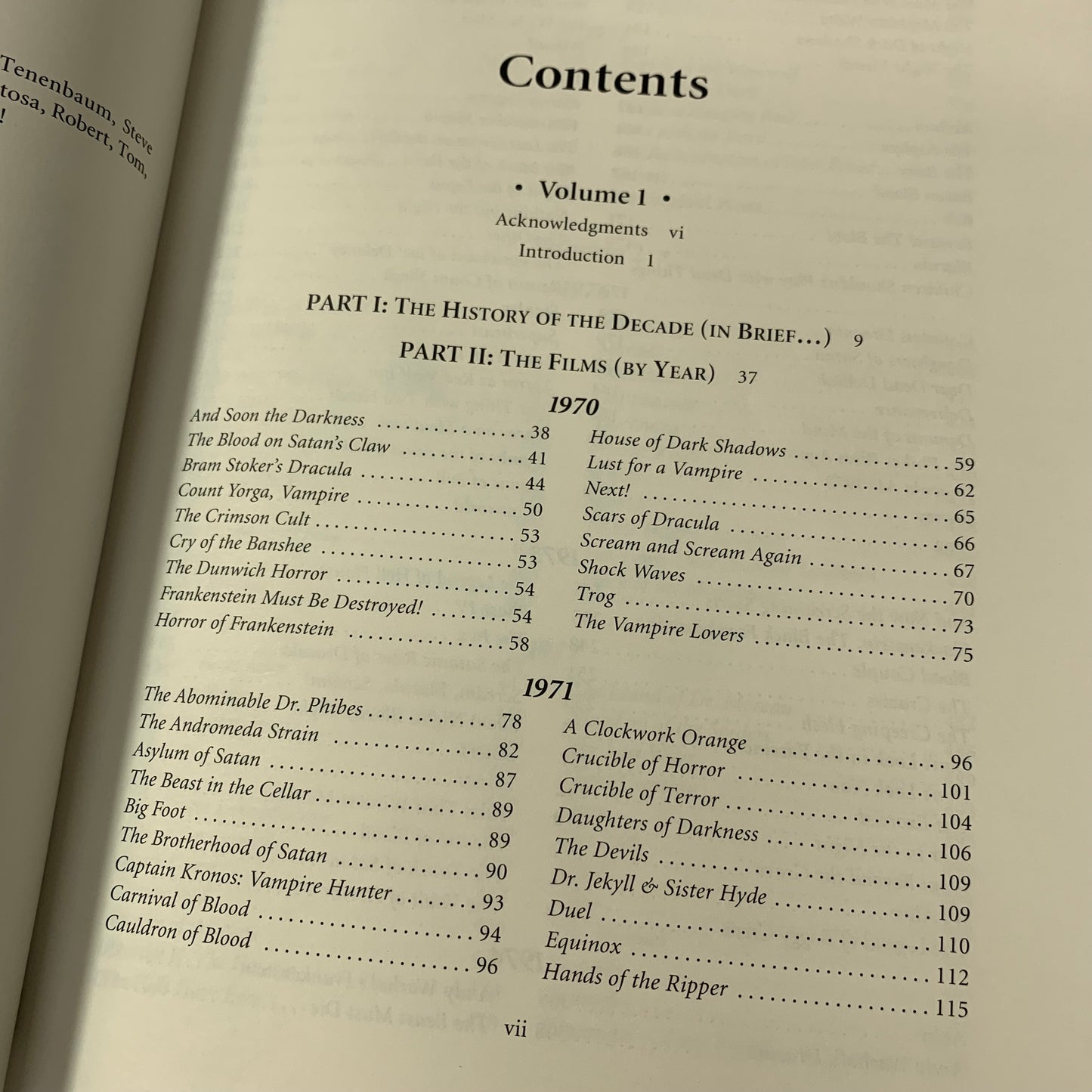 Horror Films of the 1970s (2 books set)