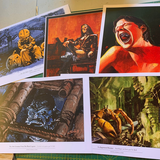 Lot 5 Affichettes Sv Bell (Set C)