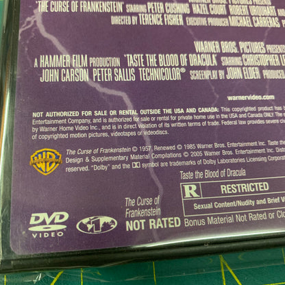 The Curse of Frankenstein / Taste The Blood of Dracula