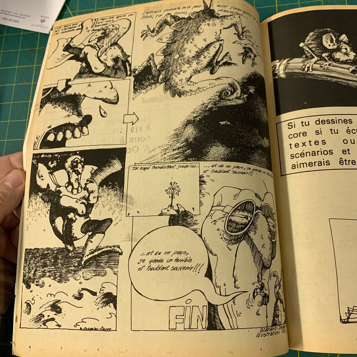 Graf iti (no. 1) Fanzine BD Québécoise 1976