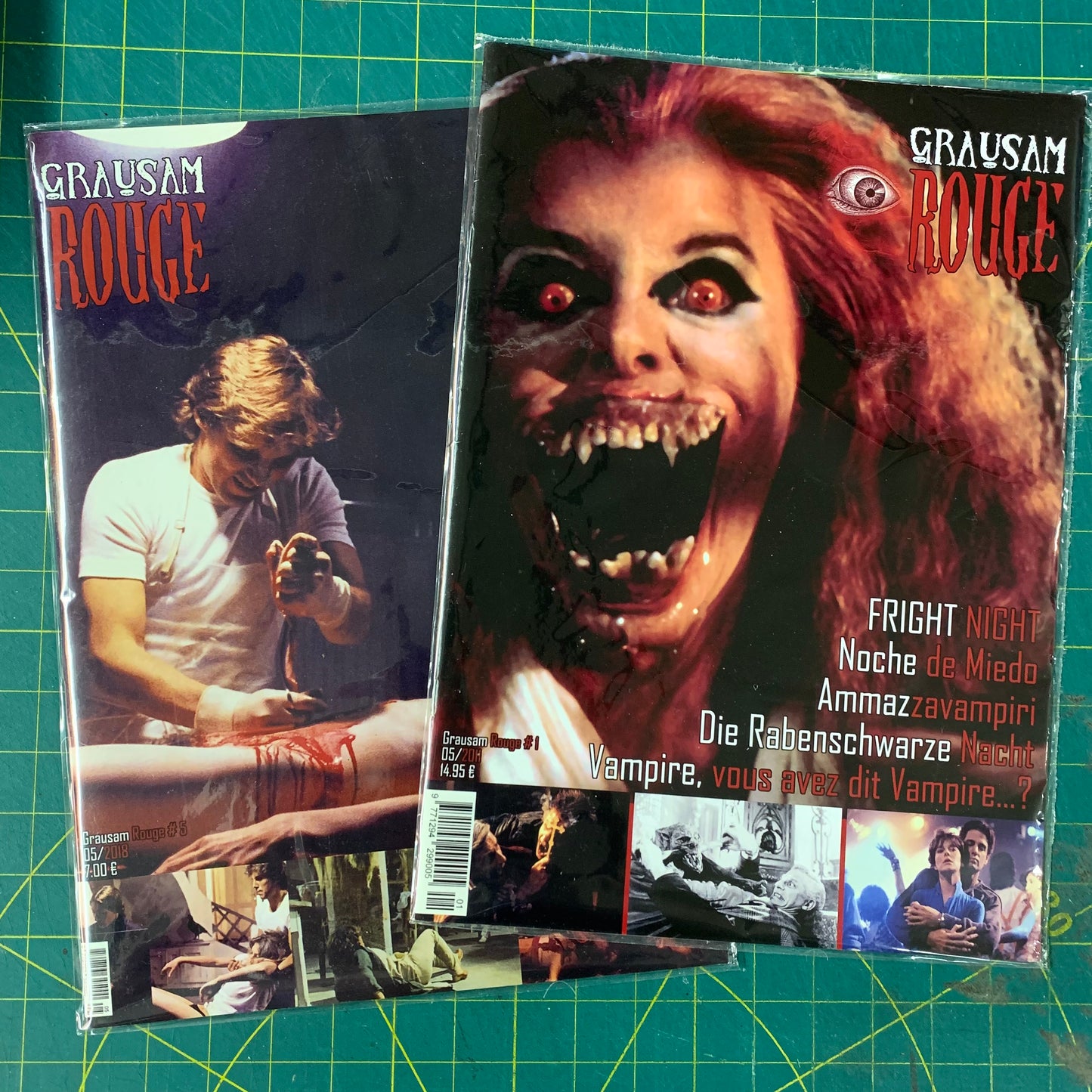 Lot 2 nos. Grausam Rouge
