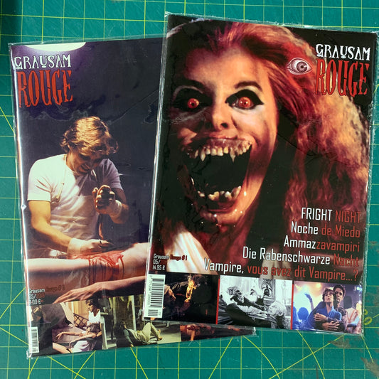 Lot 2 nos. Grausam Rouge