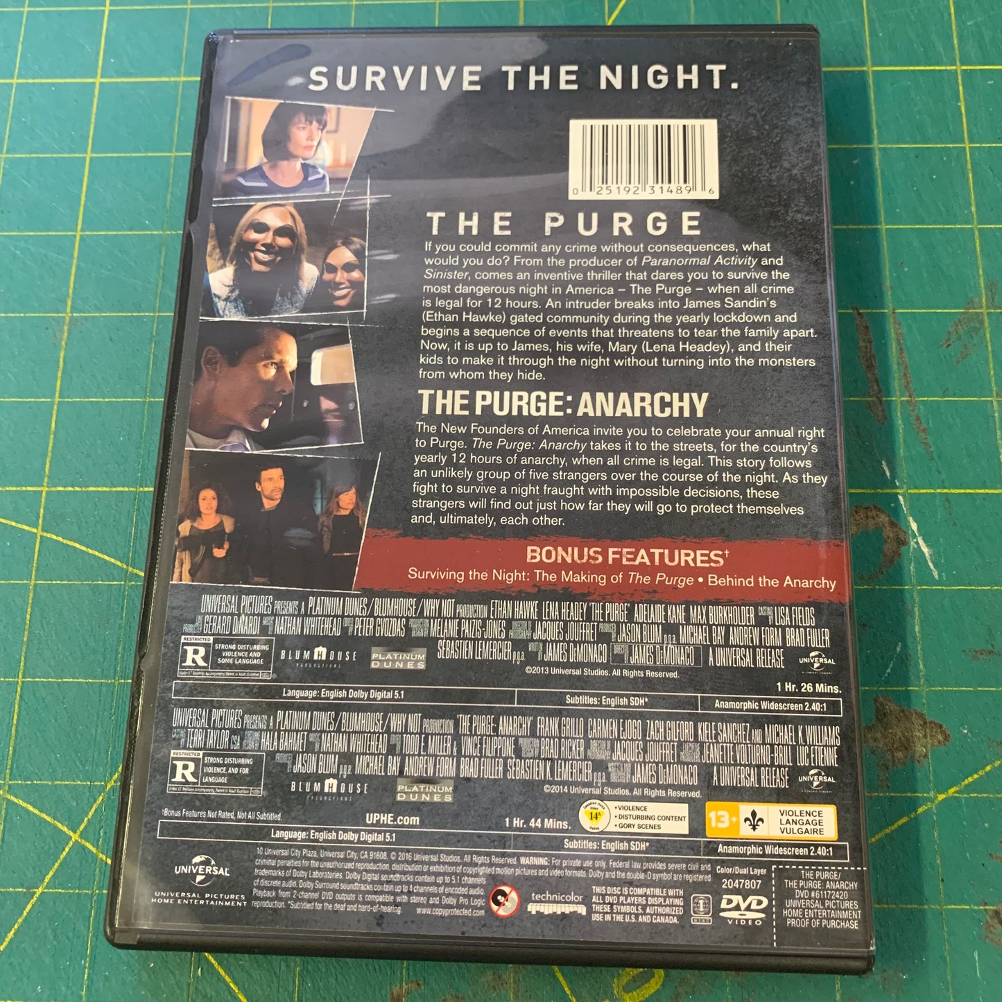 The Purge / The Purge: Anarchy