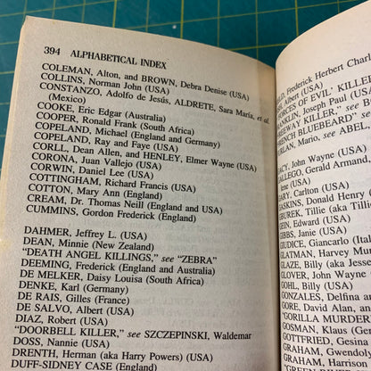 The encyclopedia of serial killers