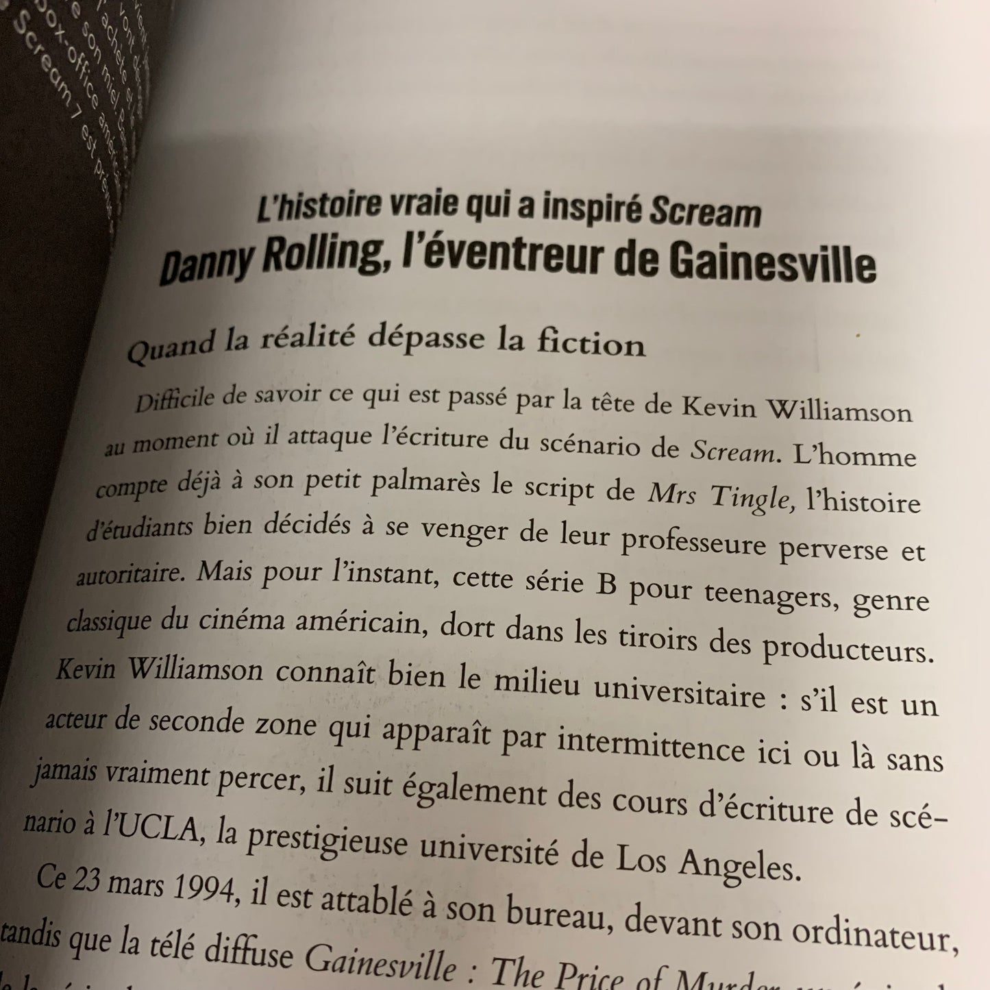 Écran Noir — Les histoires vraies derrière les films d’horreur