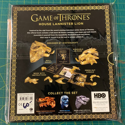 Série complète Game of Thrones 3D Masks (4 boxes)