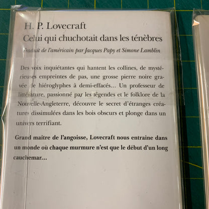 Lot 2 livres HP Lovecraft