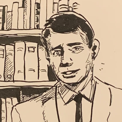 Dessin à la plume — Rod Serling