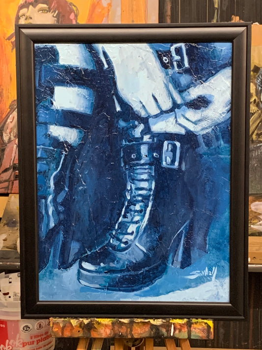 Tangence Variation en Bleu