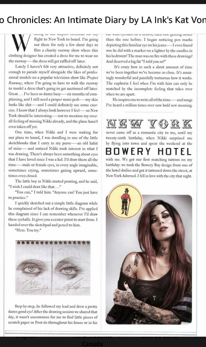 Kat Von D - high voltage tattoo