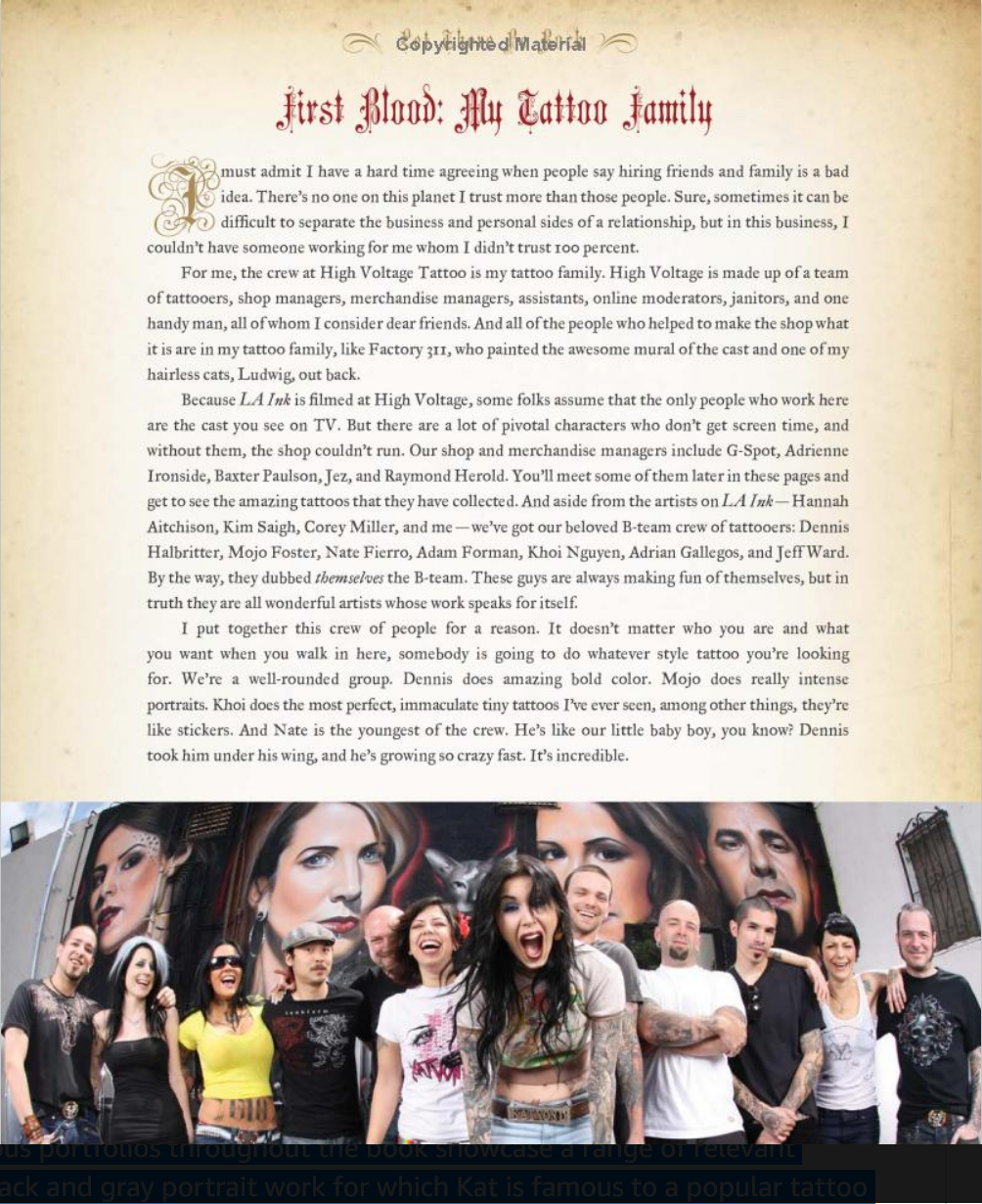 Kat Von D - high voltage tattoo