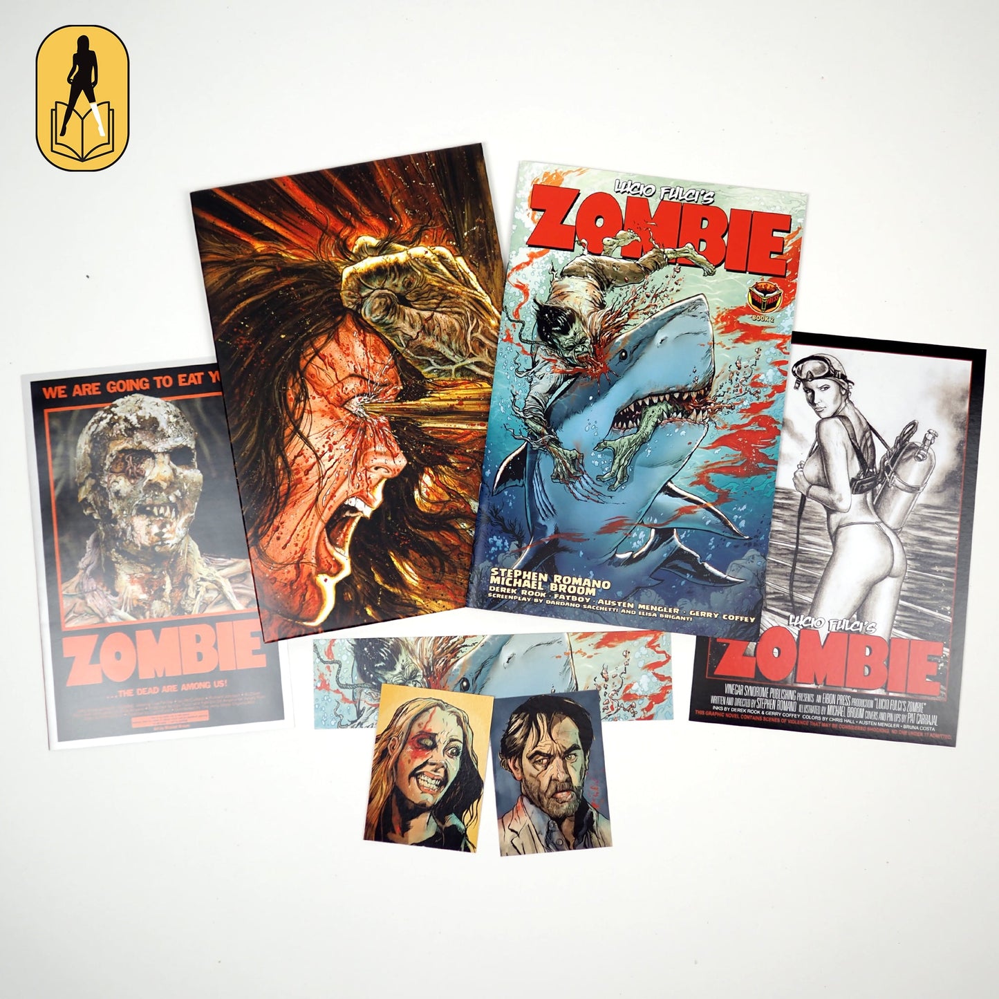 Zombie: pt 2 "Fangs of the Deep" - Comic Book Sleeved Jacket
